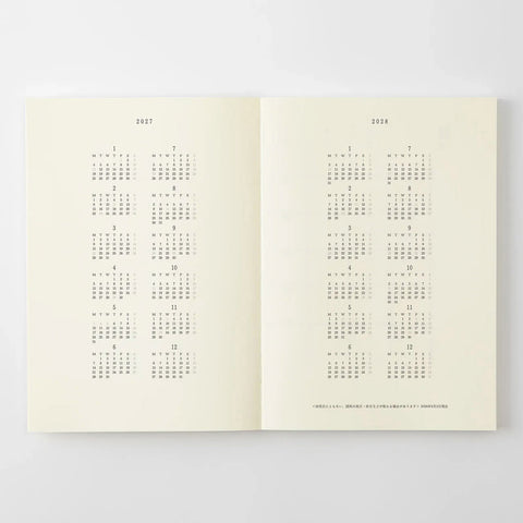 MD 2027 Notebook Diary Monthly A5