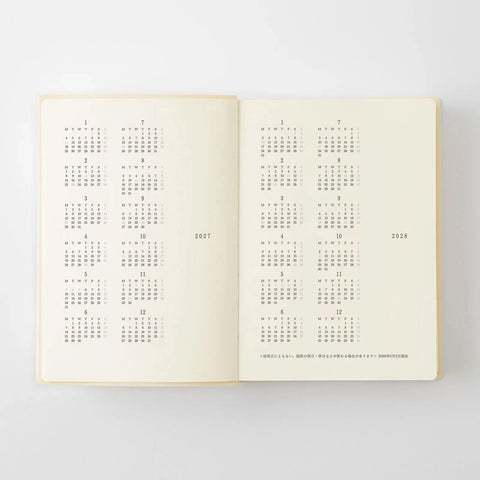 MD 2027 Notebook Diary Daily A6