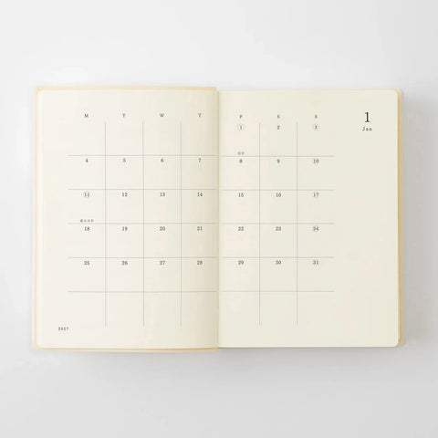 MD 2027 Notebook Diary Daily A6