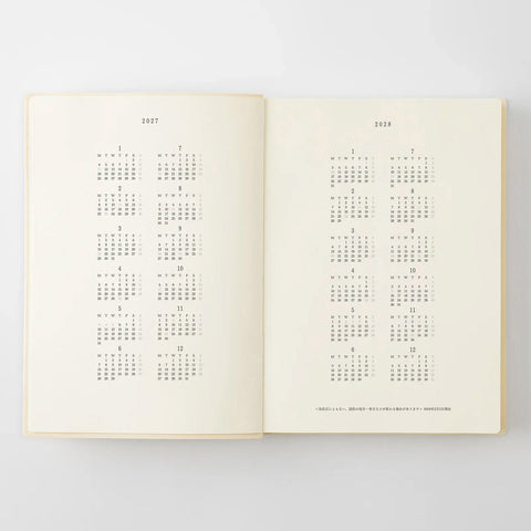 MD 2027 Notebook Diary Daily A5