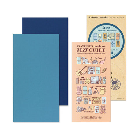 Traveler's Notebook 2027 Diary Refill Weekly + Memo