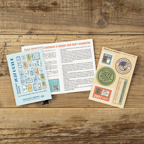 Traveler's Notebook 2027 Diary Refill Weekly