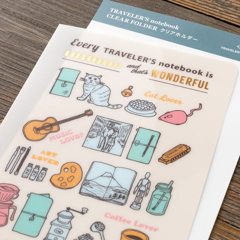 Traveler's Notebook 2027 Diary Refill Limited Edition Clear Folder