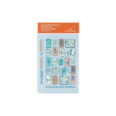 Traveler's Notebook 2027 Diary Refill Limited Edition Clear Folder