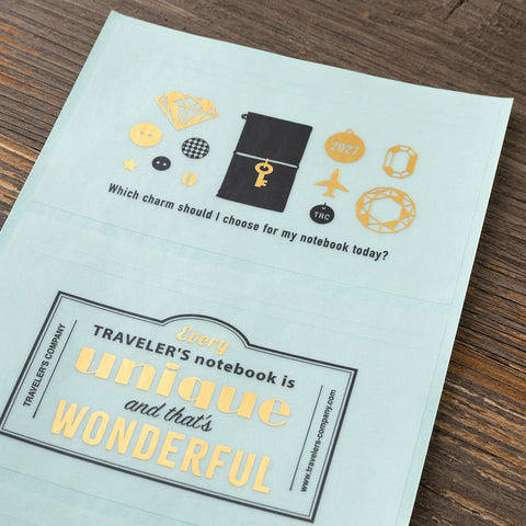 Traveler's Notebook 2027 Diary Refill Sticker Set