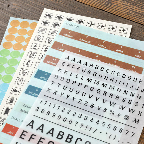 Traveler's Notebook 2027 Diary Refill Sticker Set