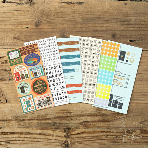 Traveler's Notebook 2027 Diary Refill Sticker Set