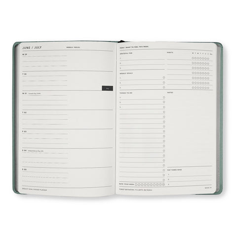 Financial Year Goal Digger Weekly Planner Classic