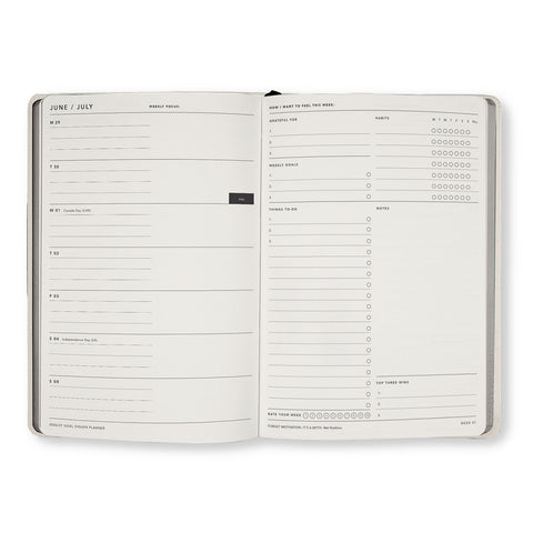 Financial Year Goal Digger Weekly Planner Classic