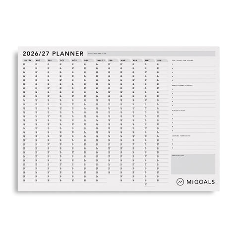 Financial Year Wall Planner