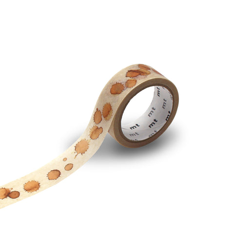 Upcycle Coffee Stain Washi Tape Single Roll
