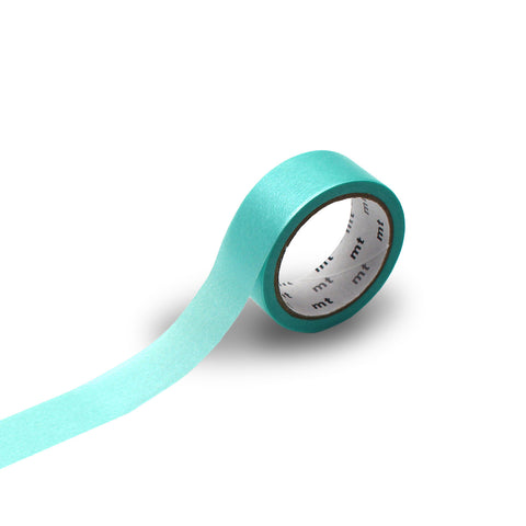 Silky Green Washi Tape Single Roll