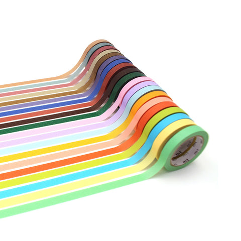 Washi Tape Slim Colours Boxed Set of 20