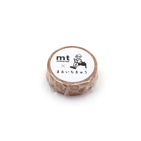 Maruchikyu Cookie Stripe Washi Tape Single Roll
