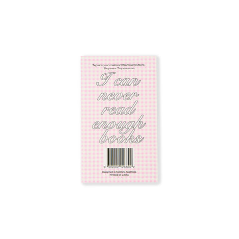 Library Card Reading Memo Pad