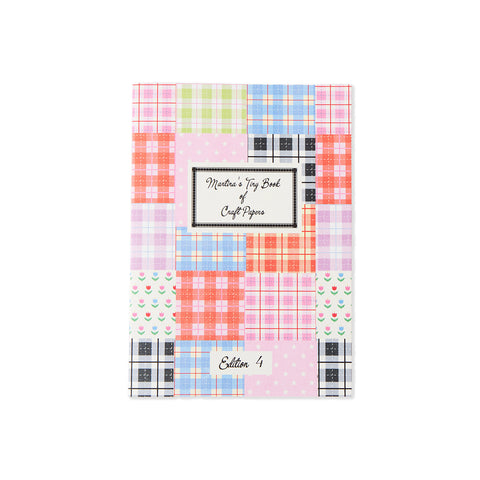Martina’s Tiny Book of Scrapbooking Papers Plaid and Stars