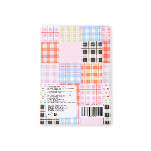Martina’s Tiny Book of Scrapbooking Papers Plaid and Stars