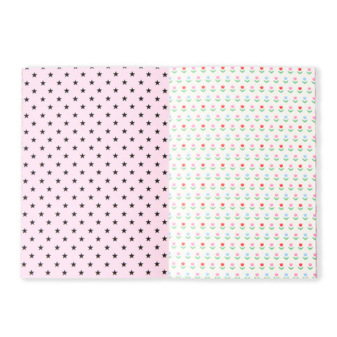 Martina’s Tiny Book of Scrapbooking Papers Plaid and Stars