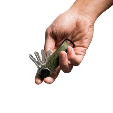 Saffiano Key Organiser Pro Olive