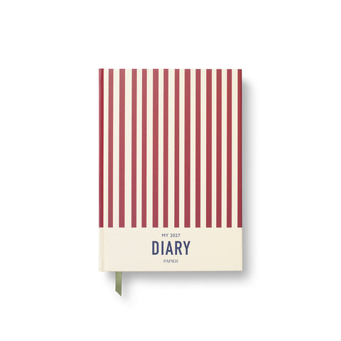 2027 Italian Stripes Weekly Diary A5