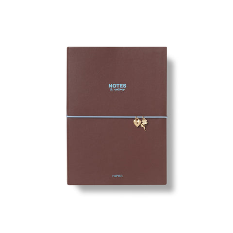 Chestnut and Ink Red Notebook