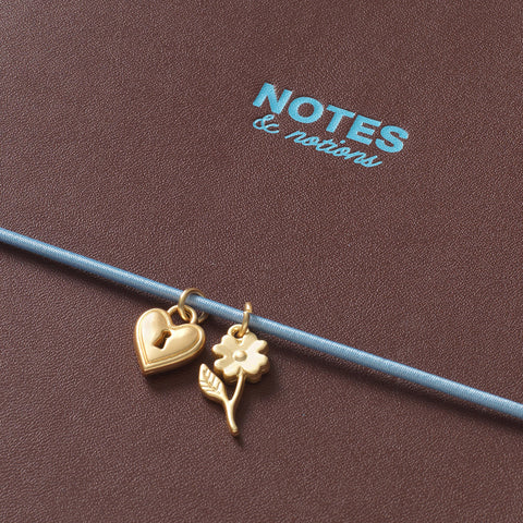 Chestnut and Ink Red Notebook