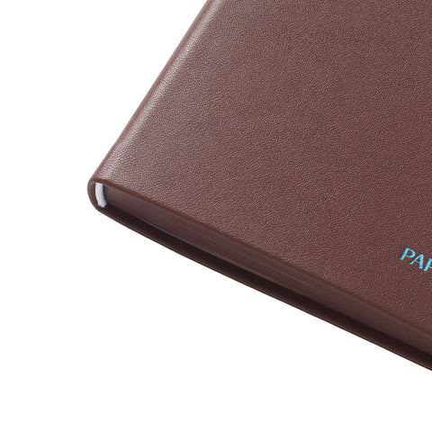 Chestnut and Ink Red Notebook