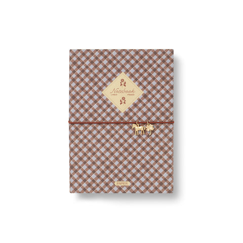Petals and Plaid Checked Notebook