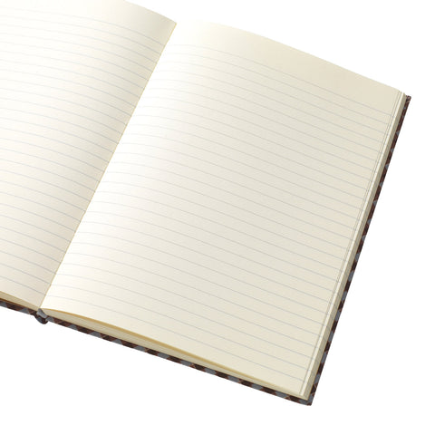 Petals and Plaid Checked Notebook