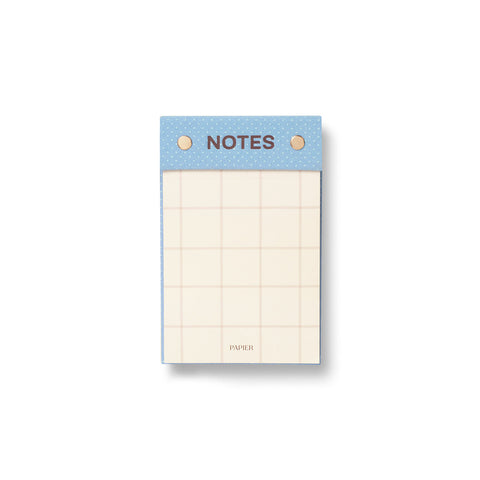 Dot & Check Fabric Notepad