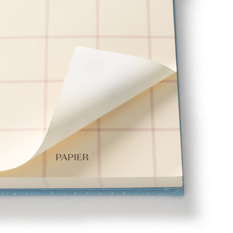 Dot & Check Fabric Notepad