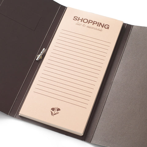 Hear in Bloom Shopping List Notepad