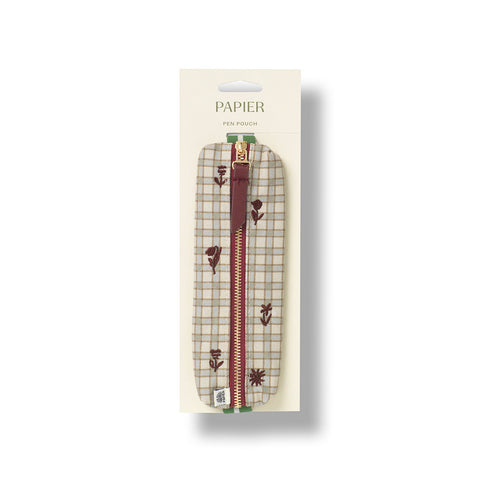 Garden Grid Pencil Case