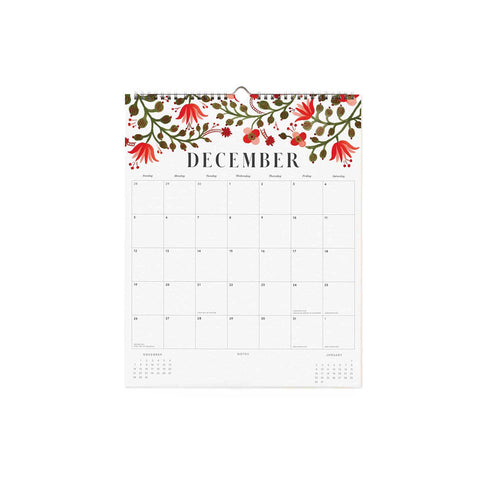 2027 Floral Appointment Calendar