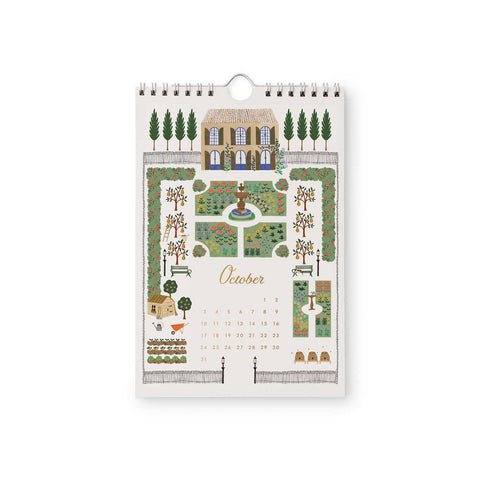 2027 Garden Study Kitchen Calendar