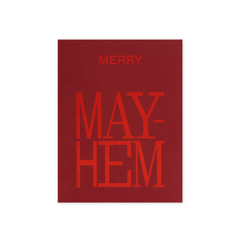 Merry Mayhem Greeting Card