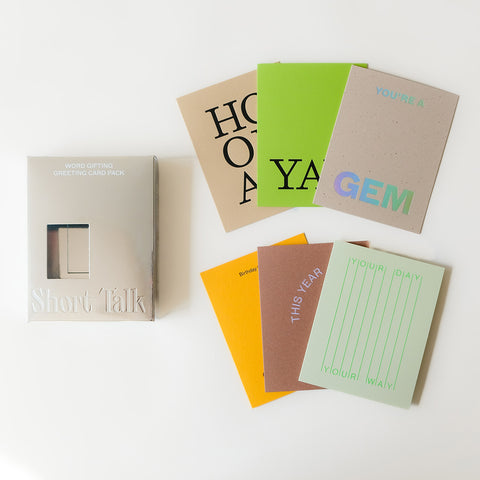 Birthday Pack Set of 6 Greeting Cards