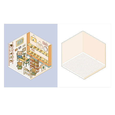 Cute 'n' Cozy Sticker Therapy: Convenience Stores