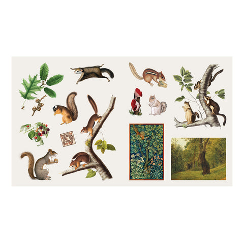 The Sticker Treasury of Woodland Adventures