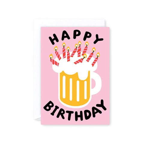 Happy Birthday Beer Greeting Card