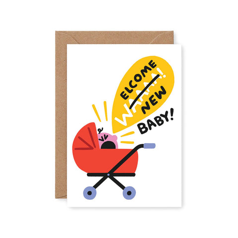 Welcome New Baby Greeting Card