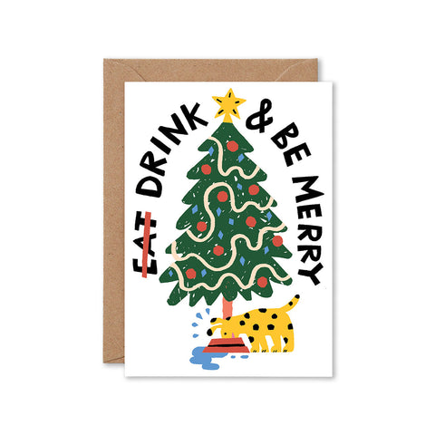 Drink and Be Merry Greeting Card