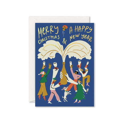 Merry Christmas Celebration Greeting Card