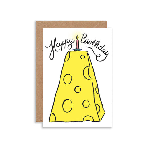 Happy Birthday Cheese Greeting Card