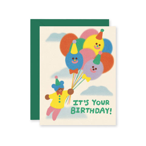 It's Your Birthday Balloons Greeting Card