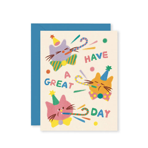 Cat Celebration Greeting Card