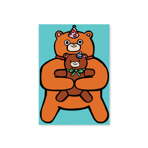 Bear with Mini Card Greeting Card