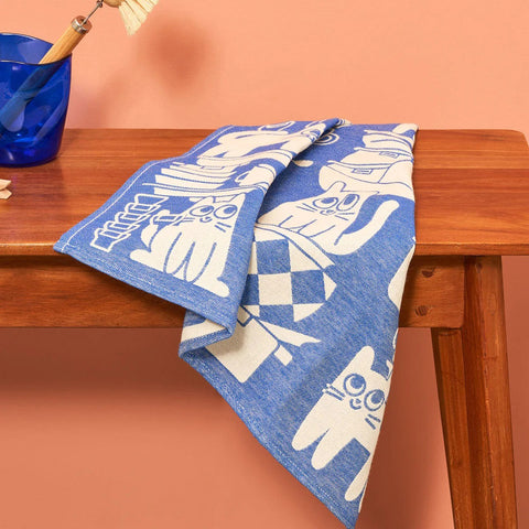Kitchen Cats Tea Towel