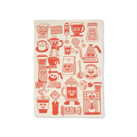 Coffee Time Tea Towel