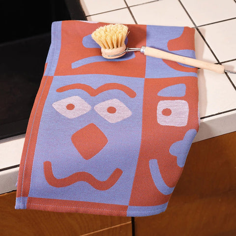Making Faces Tea Towel